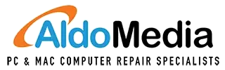 AldoMedia, LLC. computer repair logo